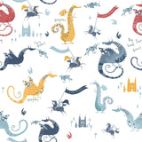 Galerie G78369 Multi-coloured Dragons - Eade's Wallpaper