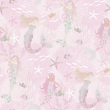 Galerie G78390 Pink Mermaids - Eade's Wallpaper