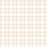 Galerie G78393 Beige Plaid - Eade's Wallpaper