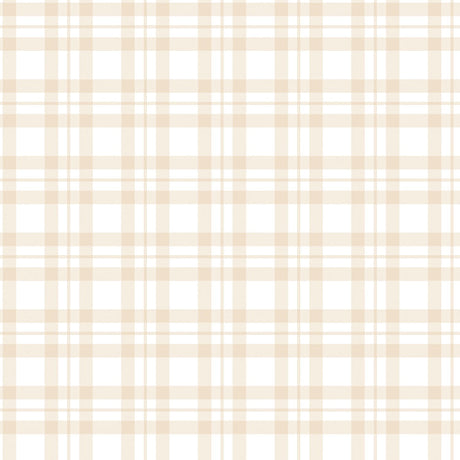 Galerie G78393 Beige Plaid - Eade's Wallpaper