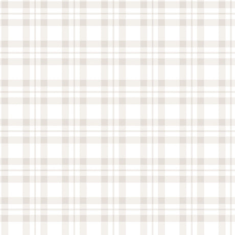 Galerie G78394 Silver Grey Plaid - Eade's Wallpaper