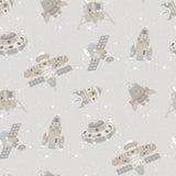 Galerie G78412 Silver Grey Spaceships - Eade's Wallpaper
