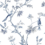 Galerie G78489 Blue Classic Bird Trail - Eade's Wallpaper
