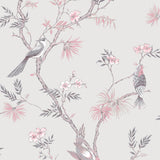 Galerie G78491 Pink Classic Bird Trail - Eade's Wallpaper