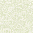 Galerie G78509 Green Garden Toile - Eade's Wallpaper