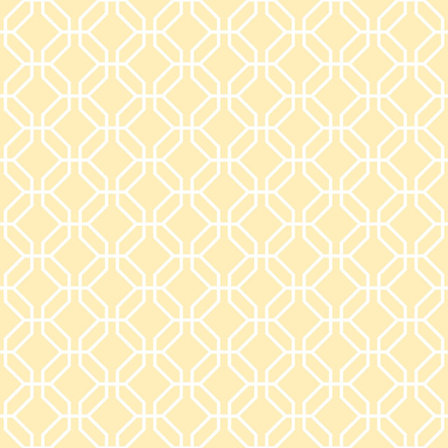 Galerie G78524 Yellow Trellis Negative - Eade's Wallpaper