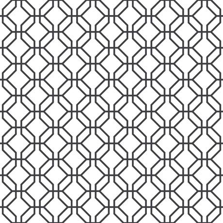 Galerie G78525 Black Trellis Positive - Eade's Wallpaper