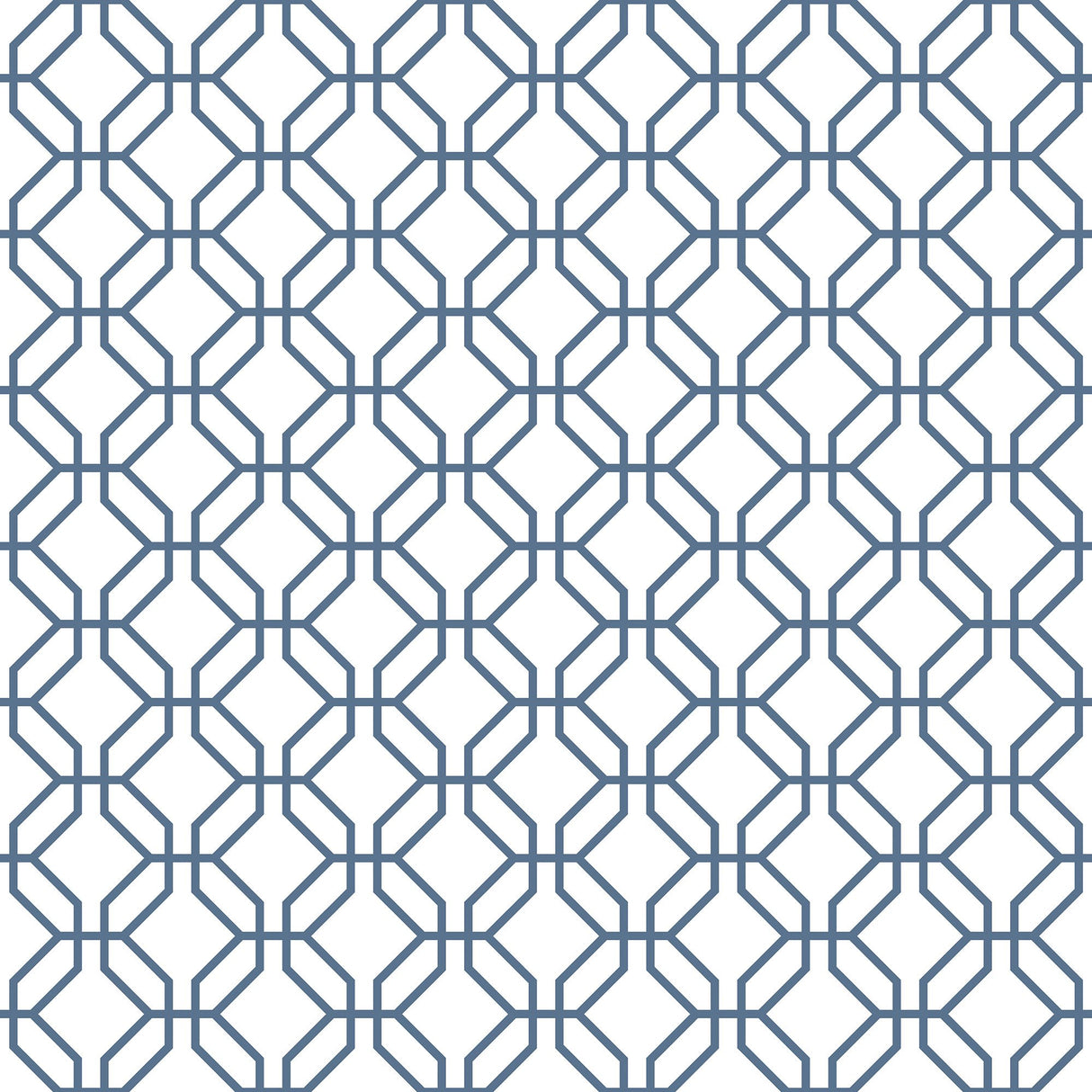 Galerie G78526 Blue Trellis Positive - Eade's Wallpaper