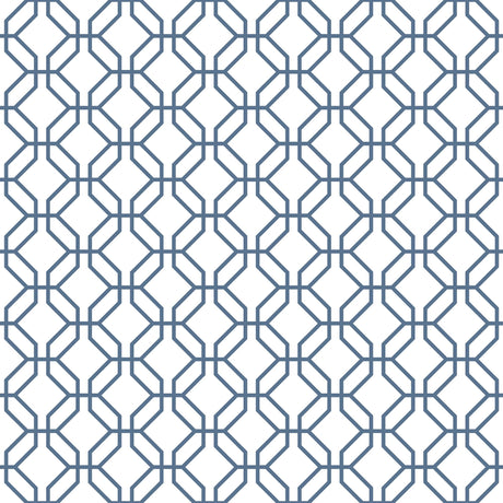 Galerie G78526 Blue Trellis Positive - Eade's Wallpaper