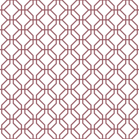 Galerie G78527 Red Trellis Positive - Eade's Wallpaper