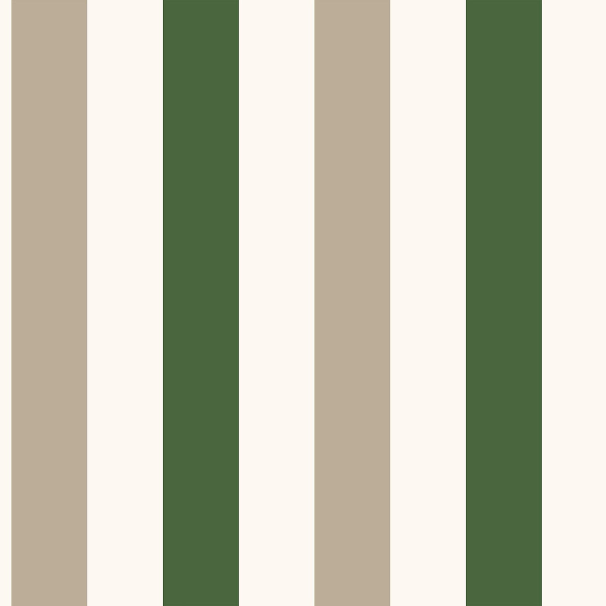 Galerie Kids and Teens 2 color Awning Stripe Green Wallpaper