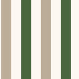 Galerie Kids and Teens 2 color Awning Stripe Green Wallpaper