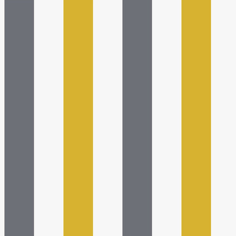 Galerie Kids and Teens 2 color Awning Stripe Yellow Wallpape