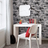 Galerie Kids and Teens Camo Grey Wallpaper G78553