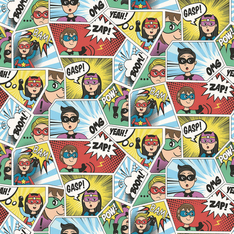 Galerie Kids and Teens Comics Multi-colored Wallpaper G78557