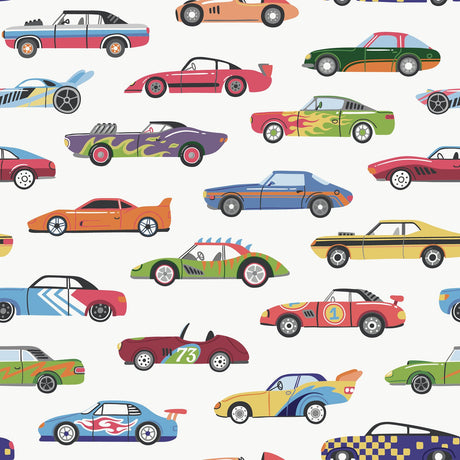 Galerie Kids and Teens Dinky Cars Multi-colored Wallpaper G7