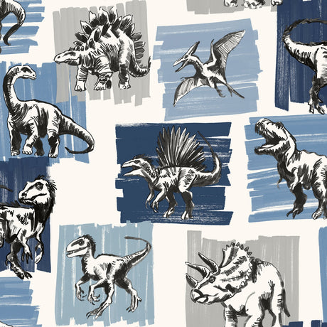 Galerie Kids and Teens Dinosaurs Blue Wallpaper G78559