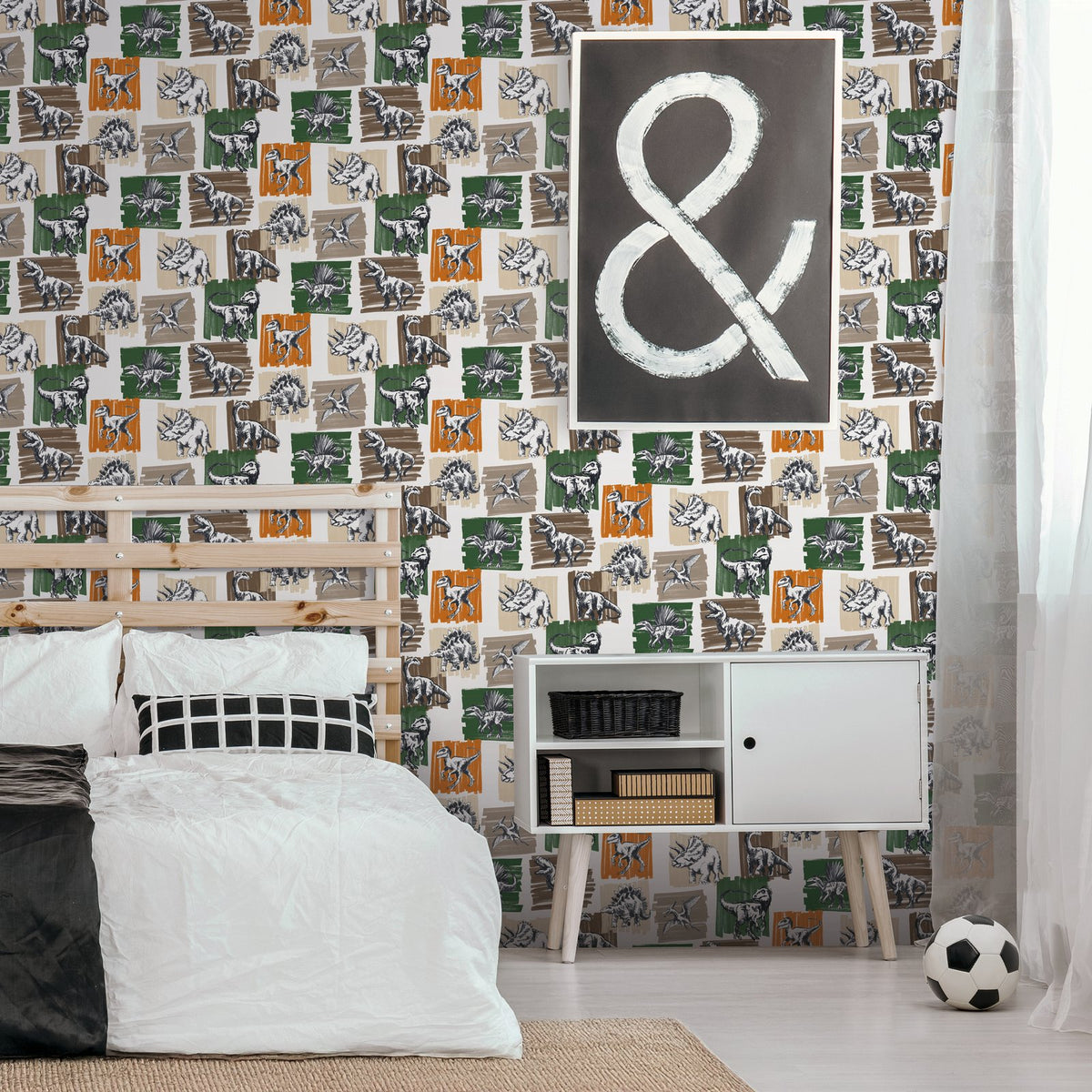 Galerie Kids and Teens Dinosaurs Green Wallpaper G78560