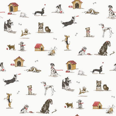 Galerie Kids and Teens Doggies Beige Wallpaper G78562