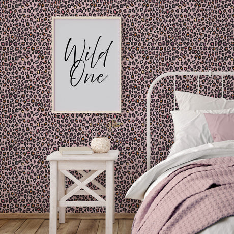 Galerie Kids and Teens Fun Leopard Pink Wallpaper G78565