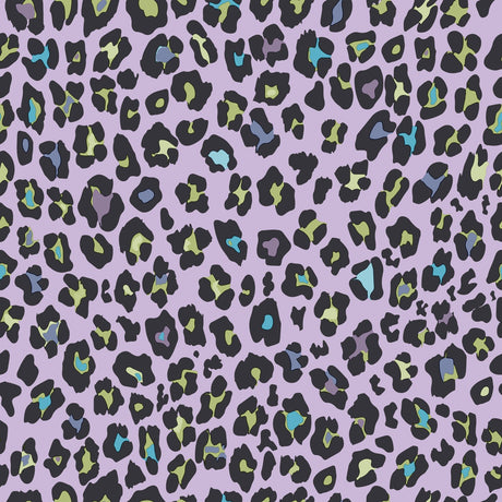 Galerie Kids and Teens Fun Leopard Purple Wallpaper G78566