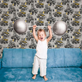 Galerie Kids and Teens Monster Trucks Grey Wallpaper G78571