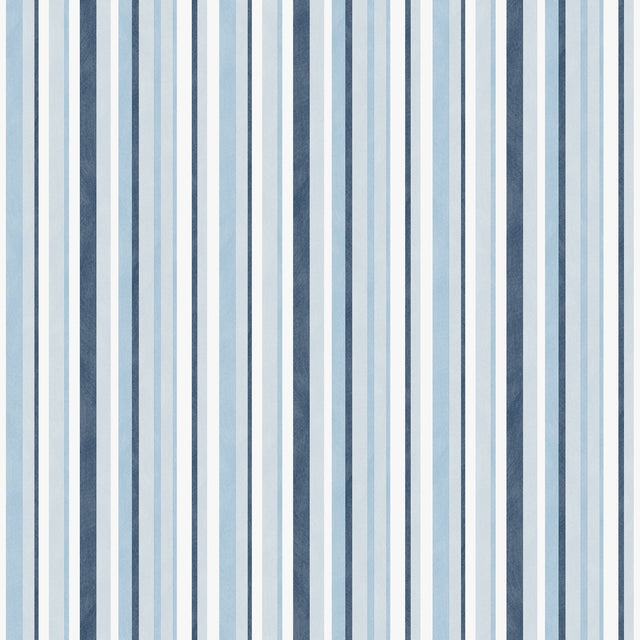 Galerie Kids and Teens Multi Stripe Blue Wallpaper G78573