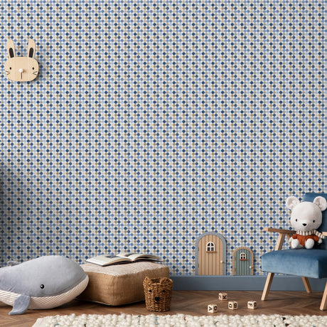 Galerie Kids and Teens Penny Dots Blue Wallpaper G78578