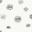Galerie Kids and Teens Pop Art Grey Wallpaper G78579