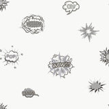 Galerie Kids and Teens Pop Art Grey Wallpaper G78579