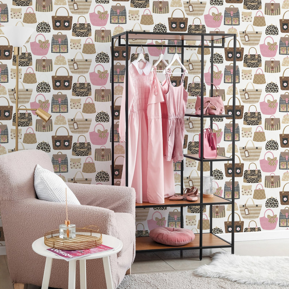 Galerie Kids and Teens Purses Beige Wallpaper G78582