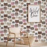 Galerie Kids and Teens Purses Beige Wallpaper G78582