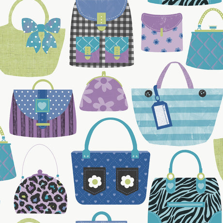 Galerie Kids and Teens Purses Blue Wallpaper G78583