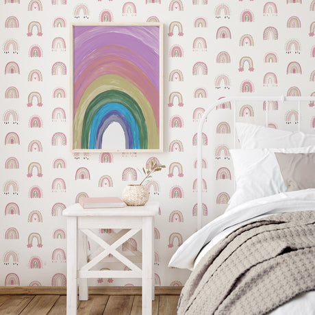 Galerie Kids and Teens Rainbo-Ho Pink Wallpaper G78584