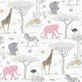 Galerie Kids and Teens Savannah Grey Wallpaper G78589
