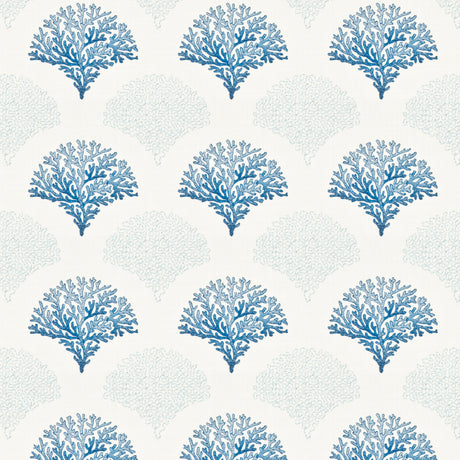 STOUT GADA-2 GADABOUT 2 BLUE/WHITE Fabric - Eades Wallpaper & Fabric