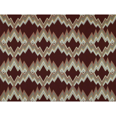 GASTON Y DANIELA GDT5070.005.0 DONANA CHOCOLATE Fabric - Eade's Wallpaper