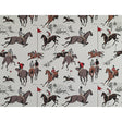 GASTON Y DANIELA GDT5071.002.0 HIPODROMO CRUDO/ROJO Fabric - Eade's Wallpaper