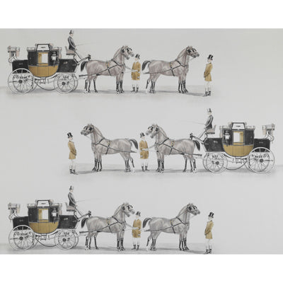 GASTON Y DANIELA GDT5072.004.0 ARANJUEZ CRUDO/MOSTAZ Fabric - Eade's Wallpaper