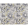 GASTON Y DANIELA GDT5133.002.0 ORLANDO GRIS/AMARILL Fabric - Eade's Wallpaper