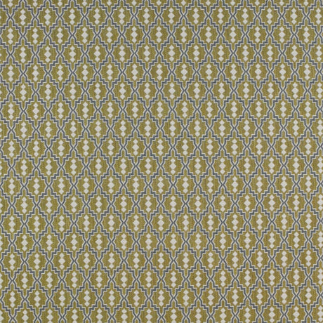 GASTON Y DANIELA GDT5152.004.0 AZTEC VERDE LIMA Fabric - Eade's Wallpaper
