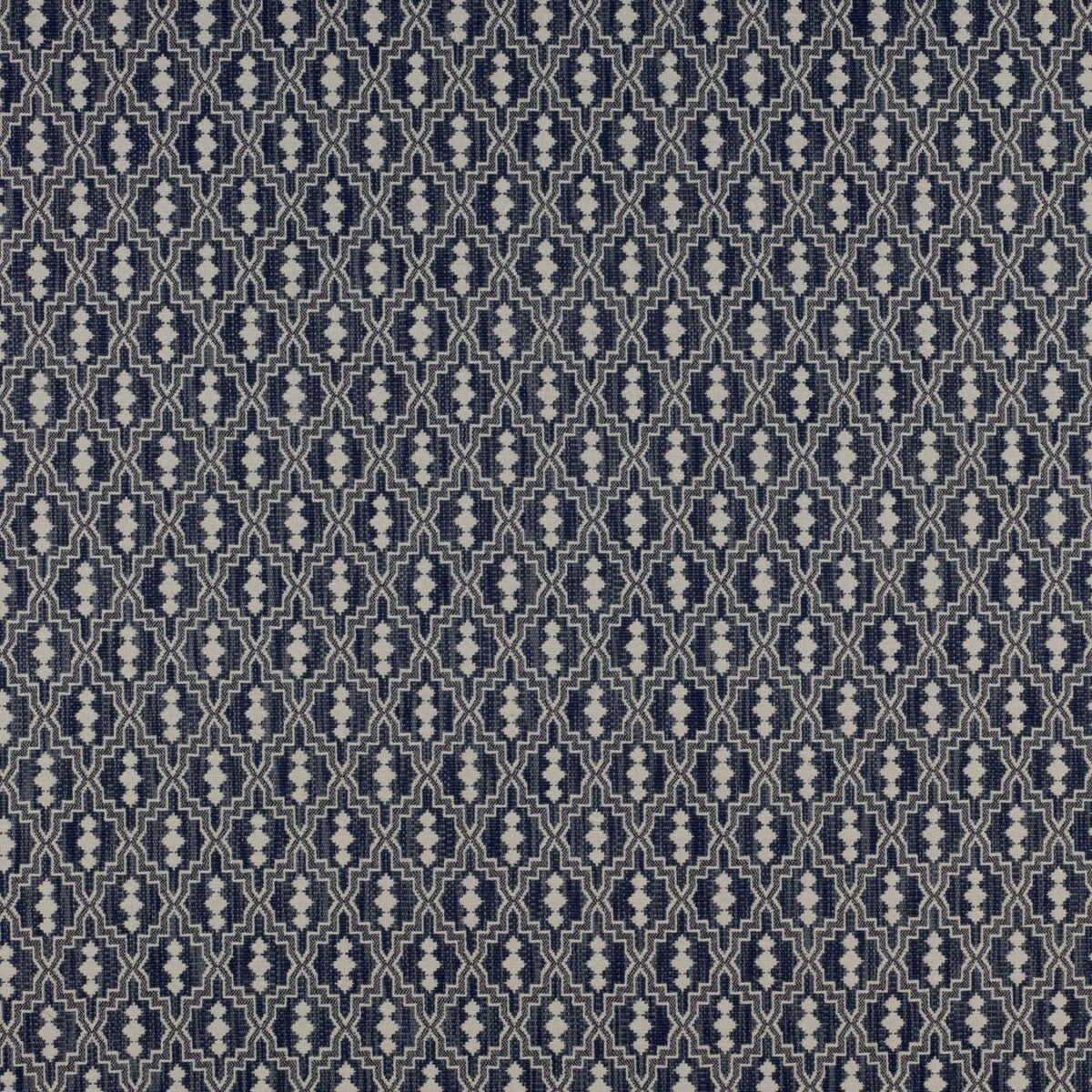 GASTON Y DANIELA GDT5152.006.0 AZTEC AZUL MARINO Fabric - Eade's Wallpaper