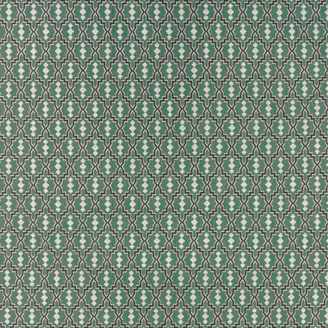 GASTON Y DANIELA GDT5152.008.0 AZTEC VERDE OSCURO Fabric - Eade's Wallpaper