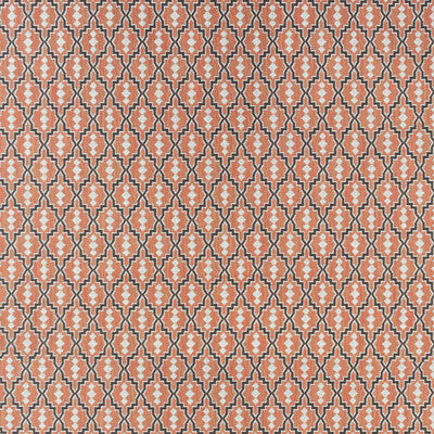 GASTON Y DANIELA GDT5152.009.0 AZTEC CORAL Fabric - Eade's Wallpaper