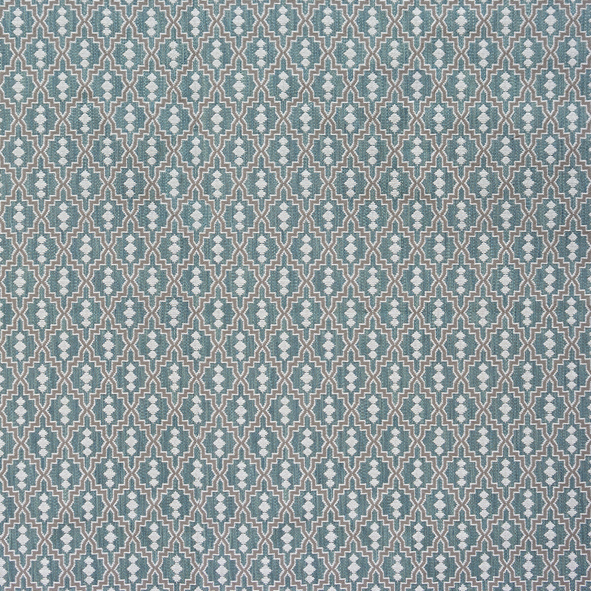 GASTON Y DANIELA GDT5152.010.0 AZTEC AGUA Fabric - Eade's Wallpaper