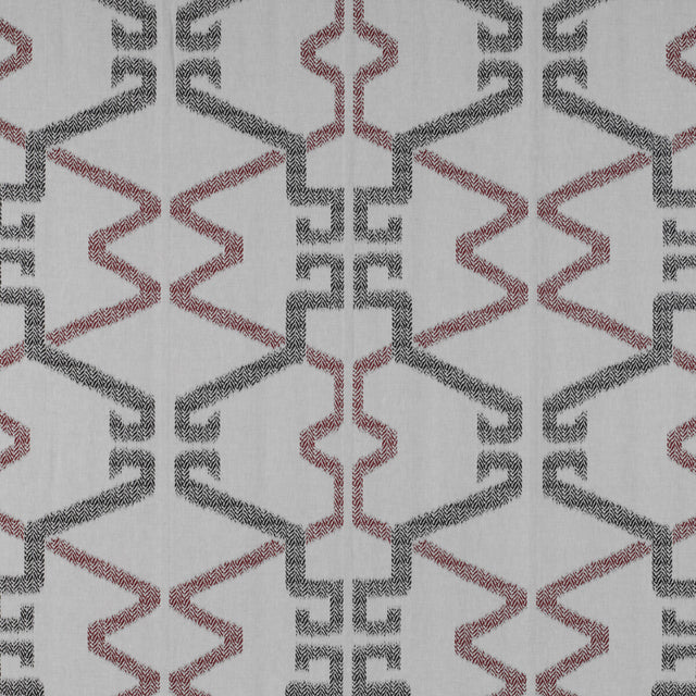 GASTON Y DANIELA GDT5314.003.0 CAPRERA ONYX/ROJO Fabric - Eade's Wallpaper