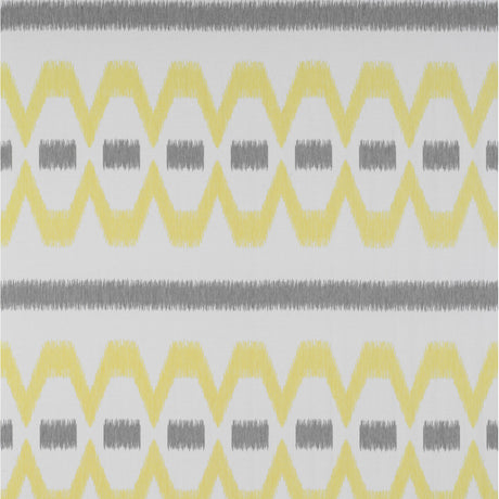 GASTON Y DANIELA GDT5316.001.0 LAMPEDUSA GRIS/AMARILLO Fabric - Eade's Wallpaper