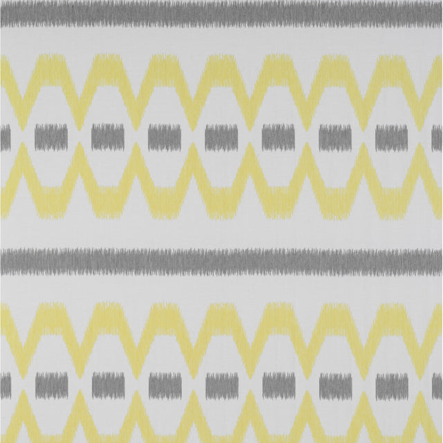 GASTON Y DANIELA GDT5316.001.0 LAMPEDUSA GRIS/AMARILLO Fabric - Eade's Wallpaper