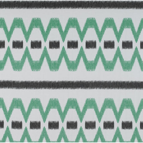 GASTON Y DANIELA GDT5316.003.0 LAMPEDUSA ONYX/VERDE MENTA Fabric - Eade's Wallpaper