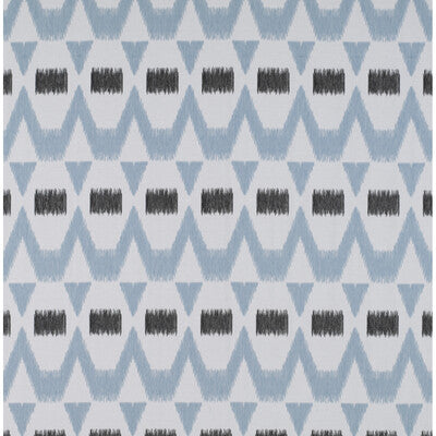 GASTON Y DANIELA GDT5317.002.0 MONTECRISTO ONYX/AZUL CLARO Fabric - Eade's Wallpaper